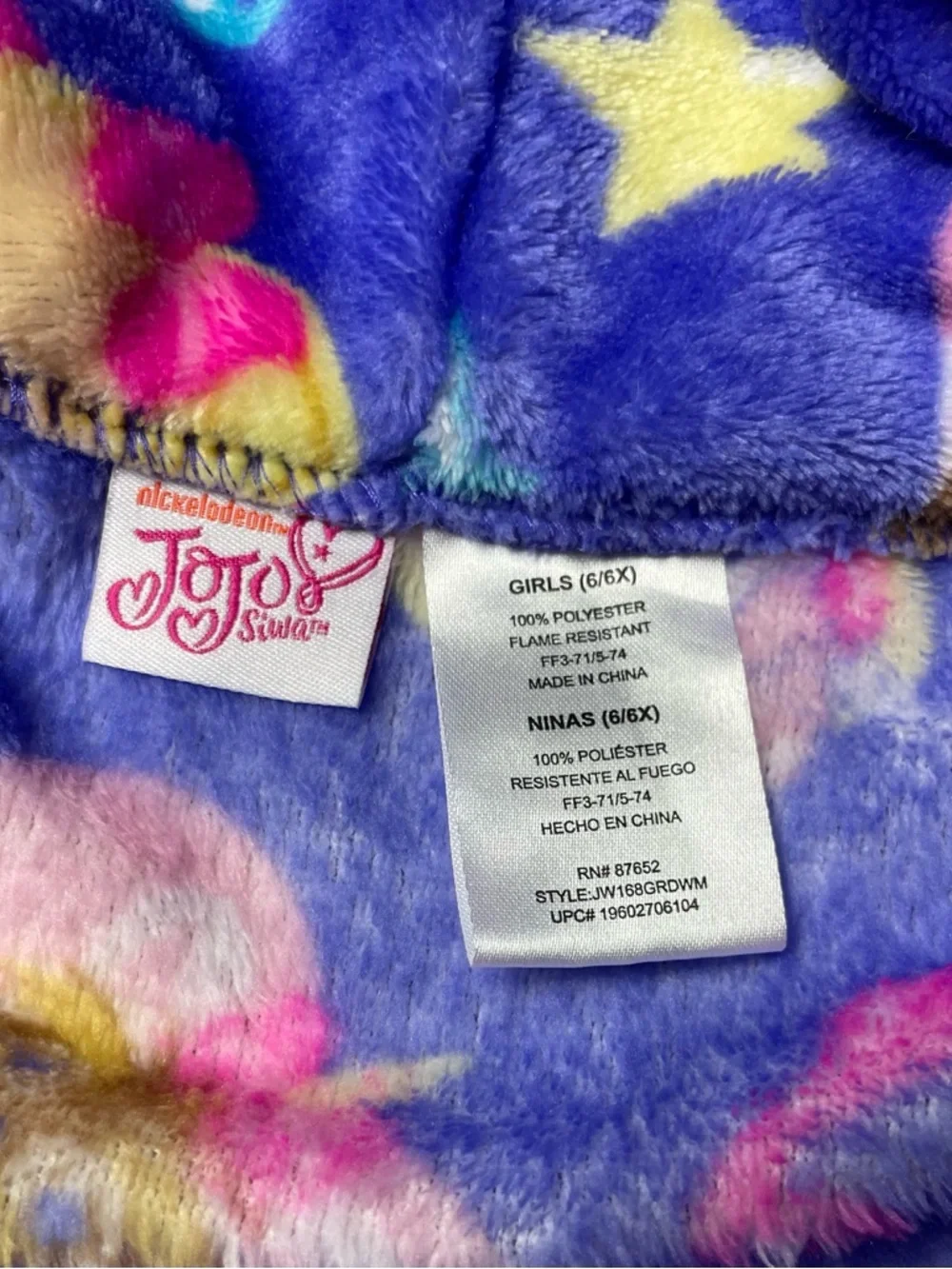Jojo Siwa Bath Robe Size 6 / 6X